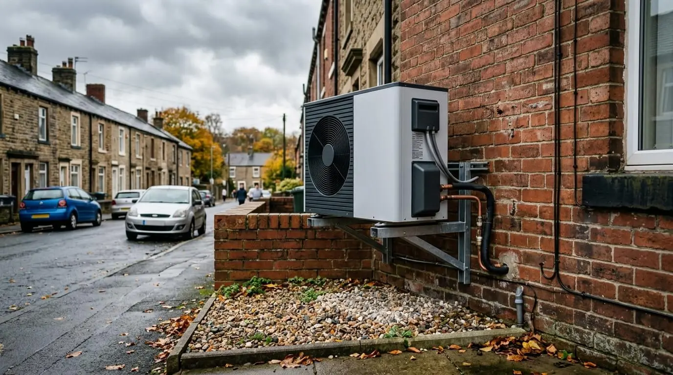 Heat pump installation in Blackburn